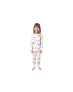 Пижама для девочки Звери линейки К 1552 Crockid