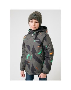 Утепленная куртка для мальчика Цветная мозаика Crockid