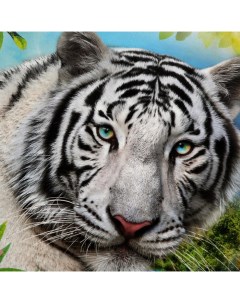 Пазлы Белый тигр 1000 деталей Умные игры