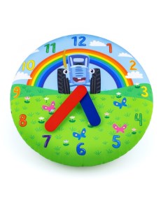 Часы Часы настенные детские Синий Трактор надувные малые 30 см Мультифан