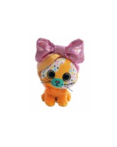Мягкая игрушка Little Bow Pets котенок Butterscotch с бантиком сюрпризом 18 см Shokid
