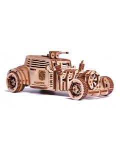 Механическая деревянная сборная модель Машина Апокалипсис Родстер Wood trick