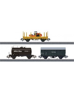 Дополнительный набор грузовых вагонов для железной дороги Стройплощадка Marklin