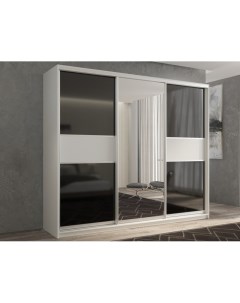 Шкаф 3 х дверный Кааппи 240х60 см KAAPPI3 31 Белый бриллиант Рв-мебель