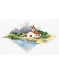 Набор для вышивания Дом в горах Klart