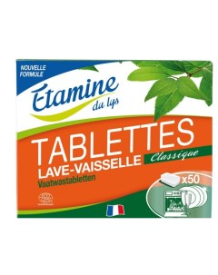 Таблетки для посудомоечных машин 50 шт Etamine du lys