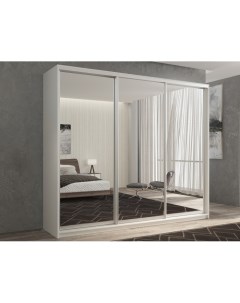 Шкаф 3 х дверный Кааппи 1 180х45 см Белый бриллиант Рв-мебель