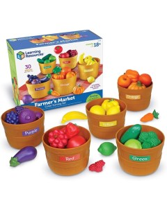 Набор Овощи и фрукты Большая сортировка Learning resources