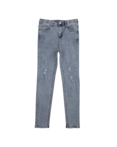 Брюки текстильные джинсовые для девочек 12221118 Playtoday