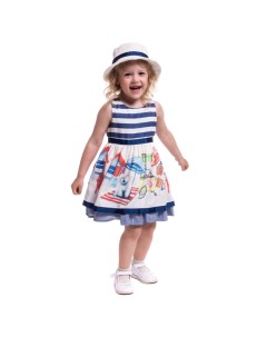 Комплект для девочки шляпка платье KOMD18 07 Cascatto
