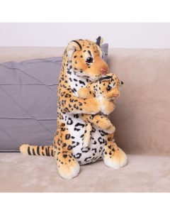 Мягкая игрушка Леопард с детенышем 301226947 Kidwow