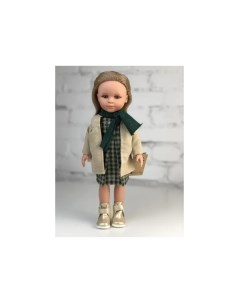 Кукла Нина в бежевом жакете и с зеленым шарфом 33 см Lamagik s.l.