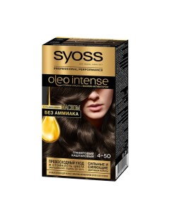 Oleo Intense Краска для волос 4 50 Графитовый каштановый Syoss