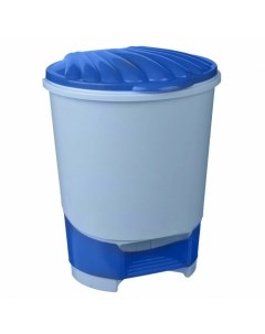 Ведро для мусора с подножкой 10 л Альтернатива (башпласт)