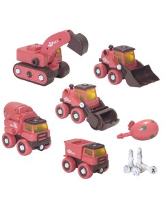 Игровой набор Динозавр грузовики 5 в 1 Hk industries