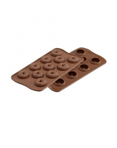 Форма для приготовления конфет силиконовая Choco Crown 21х11 см Silikomart
