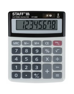 Калькулятор настольный компактный STF 5808 8 разрядов Staff
