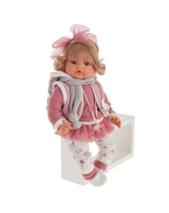 Кукла Лорена в розовом озвученная 42 см Munecas antonio juan