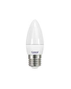 Светильник Лампа LED 8W E27 2700 свеча 280 10 шт General