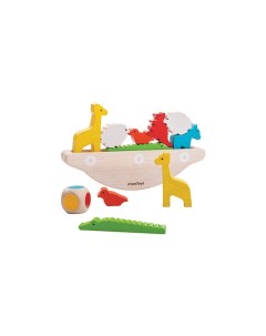 Деревянная игрушка Головоломка Балансирующая лодка Plan toys