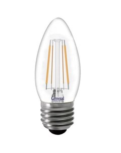 Светильник Лампа LED филамент 7W E27 2700 свеча 10 шт General