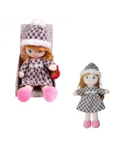 Кукла в шапочке и фетровом платье 36 см Abtoys