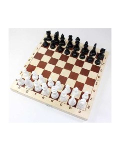 Игра настольная Шахматы пластмассовые фигуры в деревянной упаковке Десятое королевство
