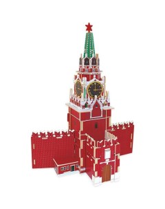 Пазл деревянный 3D Кремль Спасская башня Robotime