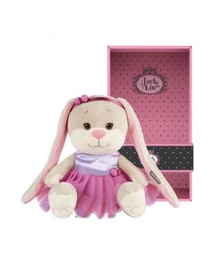 Мягкая игрушка Зайка в розовой юбочке 25 см Jack&lin