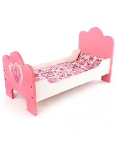 Кроватка для куклы Корона деревянная Mary poppins