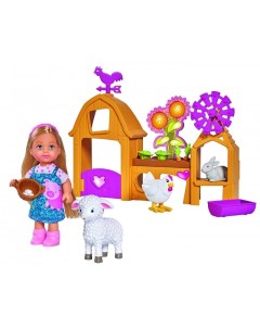 Игровой набор Счастливая ферма с куклой Еви Simba