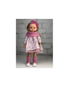 Кукла Нэни в платье с розовом шарфом 42 см Lamagik s.l.
