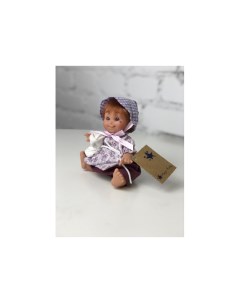 Кукла Джестито Домовёнок девочка в фиолетовой шапочке и платьице 18 см Lamagik s.l.