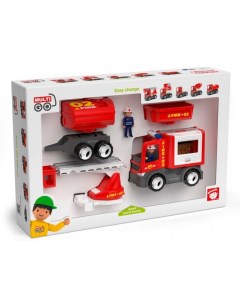 Игровой набор Спецтехника пожарная машина 8 предметов Efko