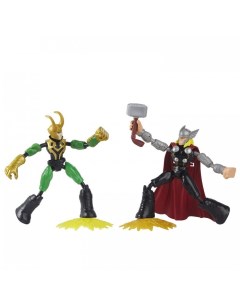 Игровой набор 2 фигурки Бенди Тор и Локи 15 см Avengers