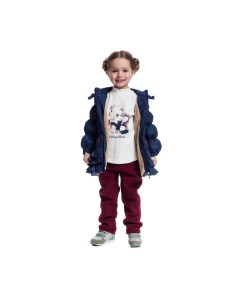 Комплект для девочки демисезонный утепленный куртка лонгслив брюки KOMD18 37 Cascatto