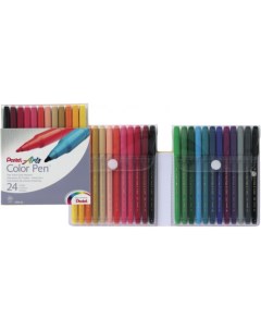 Фломастеры Color Pen 24 цвета Pentel