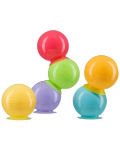 Набор ПВХ игрушек для ванной IQ Bubbles Happy baby