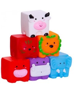 Игрушка для ванной Кубики Мои любимые животные Junfa