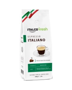 Кофе в зернах Fresh Espresso Italiano 1 кг Italco