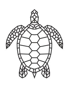 Деревянный декор Панно Ewa Design Морская черепаха Eco wood art