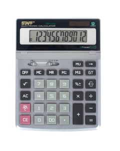 Калькулятор настольный STF 1712 12 разрядов Staff