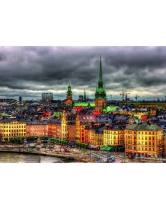 Пазл Вид на Стокгольм Швеция 1000 деталей Educa