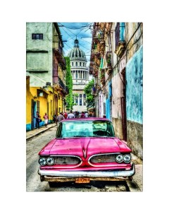 Пазл Винтажное авто в старой Гаване 1000 деталей Educa
