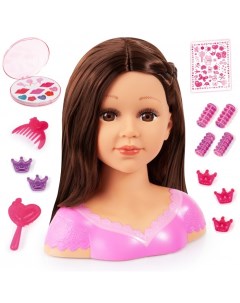 Кукла Модель для причесок с косметикой 27 см брюнетка Bayer