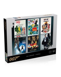 Пазл James Bond 007 Актёрский дебют 1000 деталей Winning moves