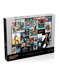 Пазл James Bond 007 Постеры из фильмов 1000 деталей Winning moves