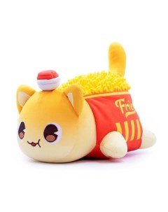 Мягкая игрушка подушка кот Картошка Фри French Fries Cat 25 см Mihi mihi