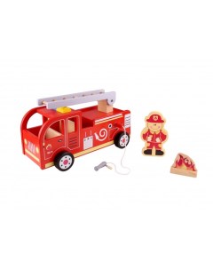 Деревянная игрушка Пожарная машинка TKF028 Tooky toy