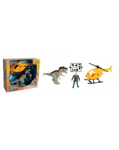 Игровой набор Охота на тираннозавра на вертолете Chap mei